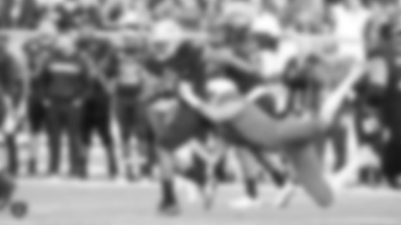 Game action of the 2019 Senior Bowl at Ladd-Peebles Stadium, Saturday, January 26, 2019, in Mobile, Alabama.