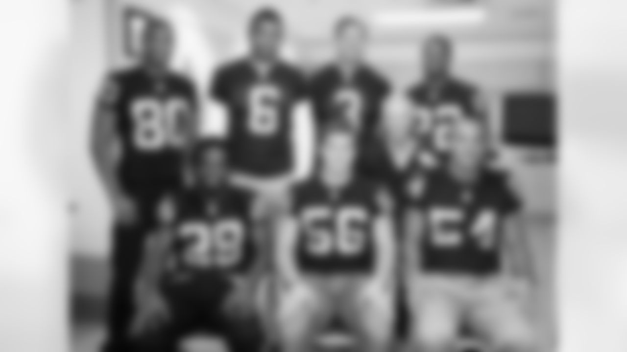 WR Rod Streater, QB Terrelle Pryor, QB Carson Palmer, RB Taiwan Jones, DB Brandian Ross, LB Miles Burris and LB Vic So'oto visit the hospital.