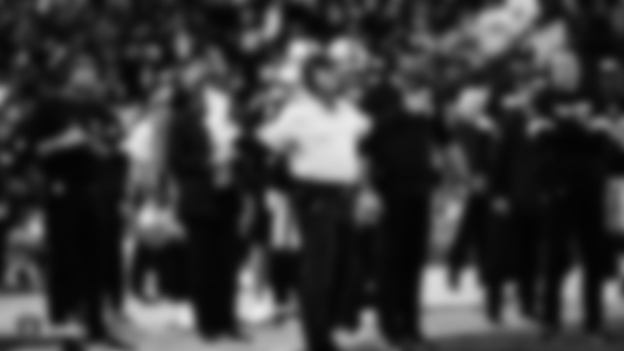 Raiders Head Coach Jon Gruden on the sidelines during the regular season game against the Tennessee Titans.
