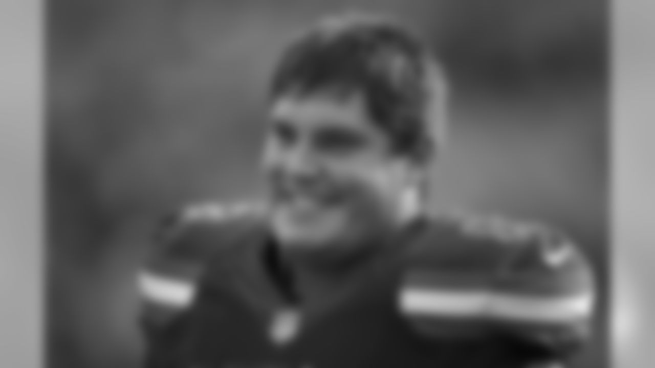 Cleveland Browns offensive guard Austin Corbett smiles before an NFL football game against the Kansas City Chief, Sunday, Nov. 4, 2018, in Cleveland. (AP Photo/Ron Schwane)