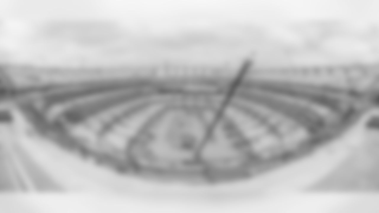 Panoramic image of the Rams new stadium at Hollywood Park under construction, Friday, June 7, 2019, in Inglewood, CA. (Jeff Lewis/Rams)