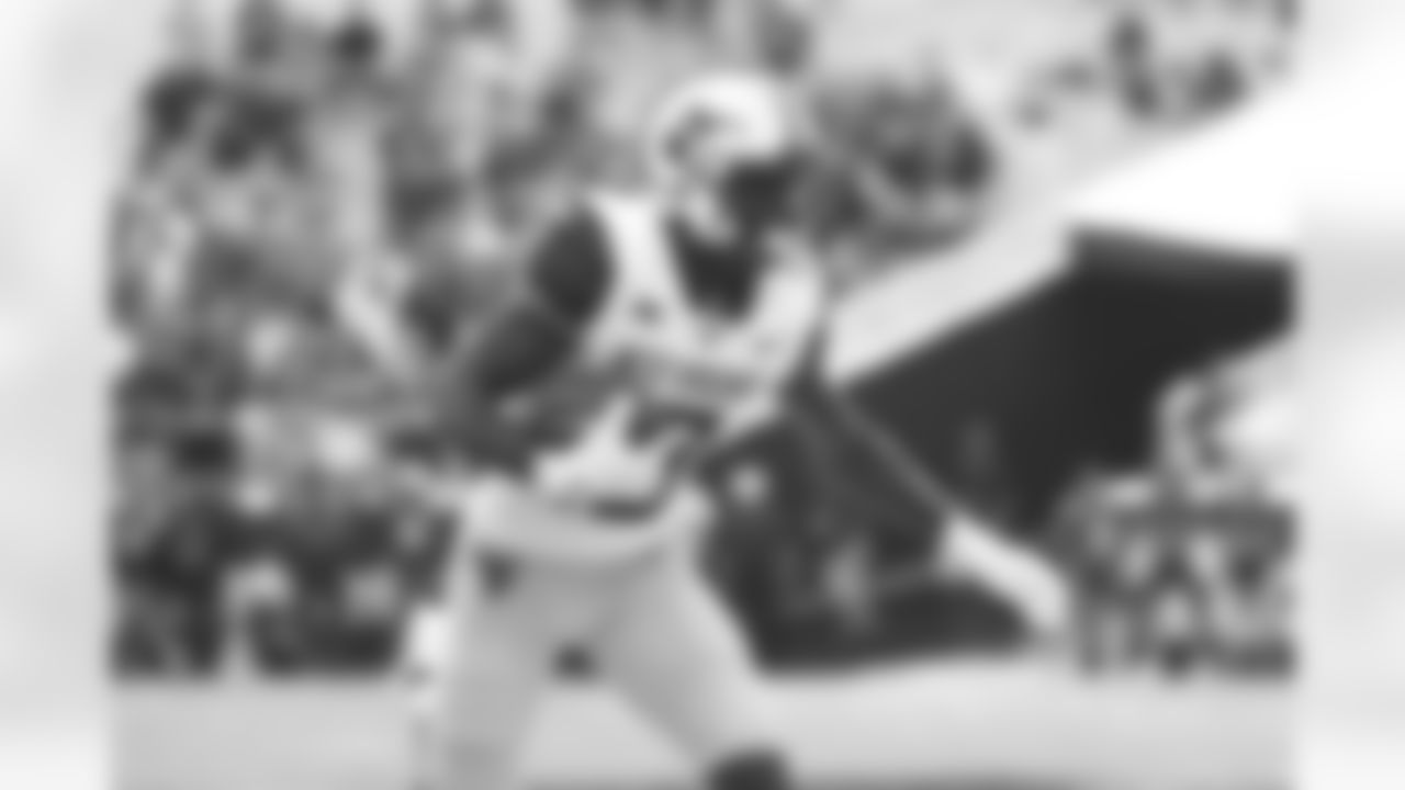 Sam James - Wide Receiver - West Virginia | 2023 Los Angeles Rams Undrafted Free Agents
AP Photo/Brad Tollefson