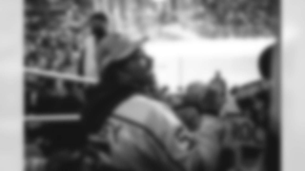 Los Angeles Rams defensive backs attended the Los Angeles Kings home opener.