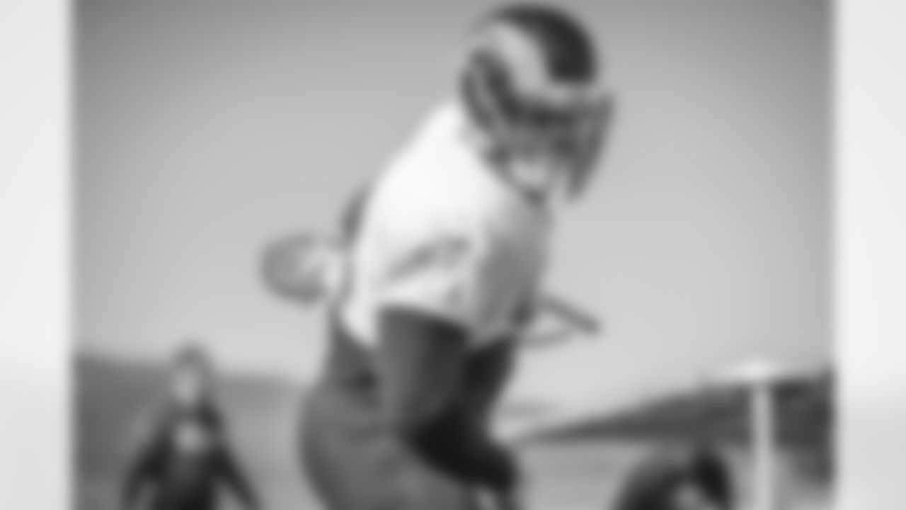The Los Angeles Rams were back out on the practice field on Thursday in preparation for their Week 4 game against the New York Giants.