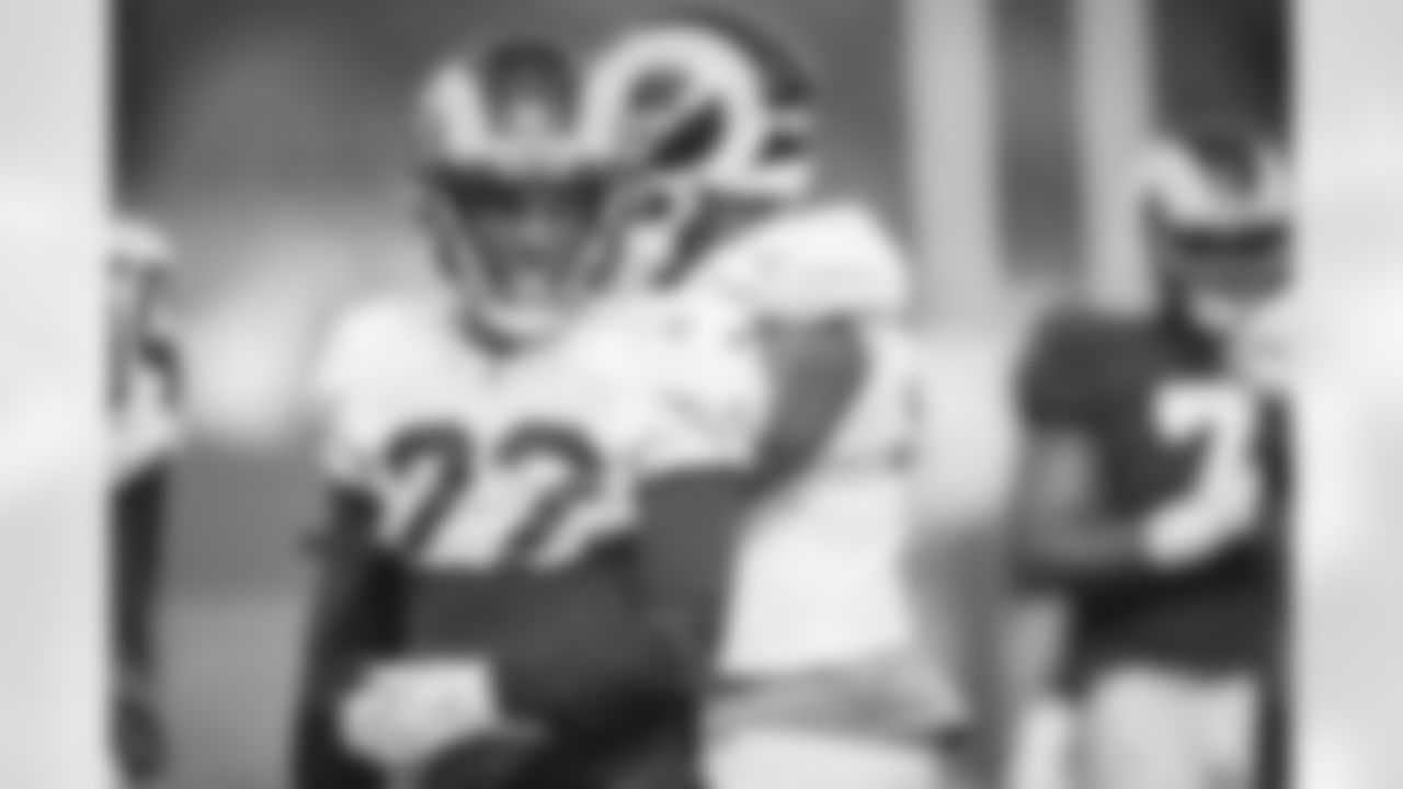 Troy Hill at practice on 9/9.