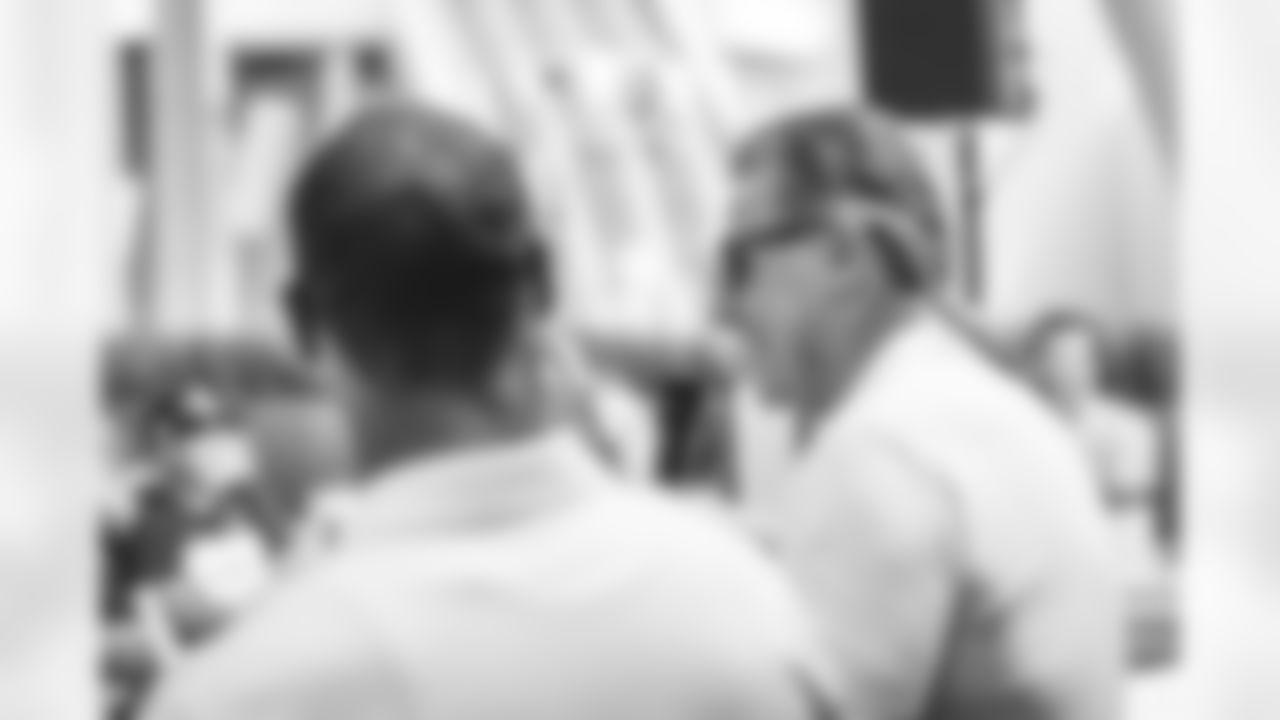 Rams Legend Dennis Harrah pregame at the Los Angeles Rams vs. Atlanta Falcons Week 2 matchup — 2022 NFL regular season.