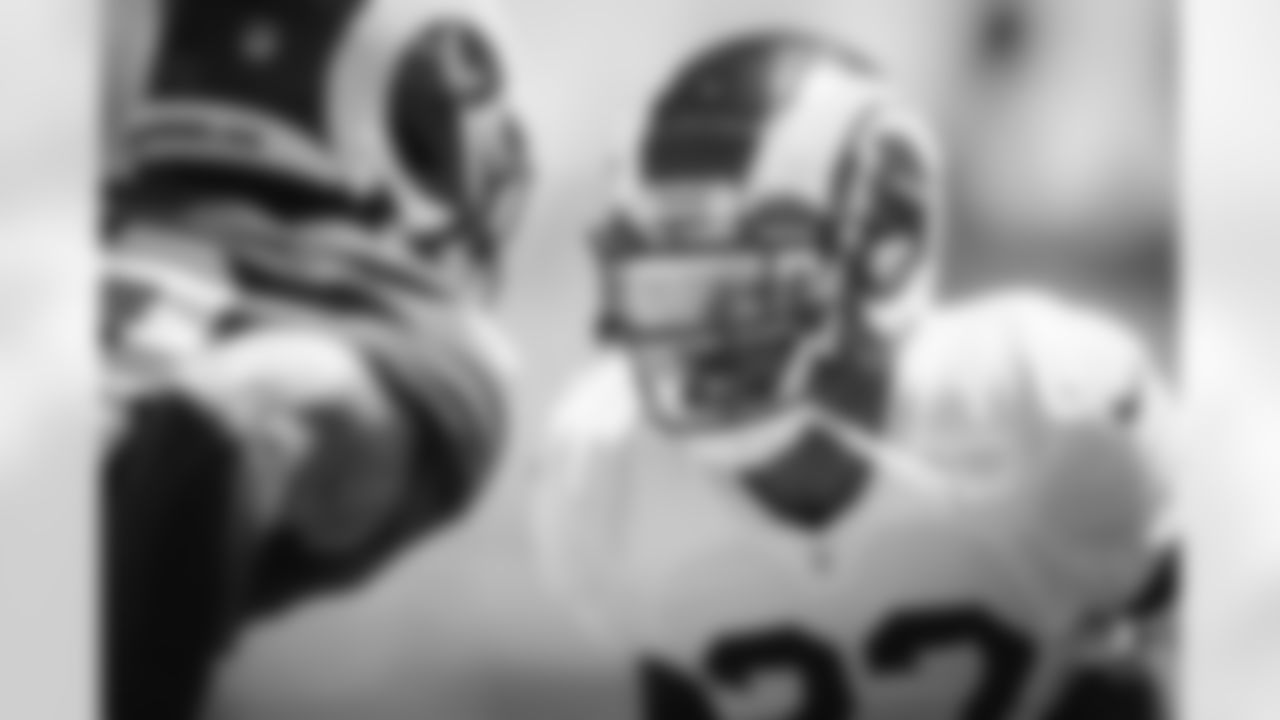 CB Troy Hill practices during Training Camp.