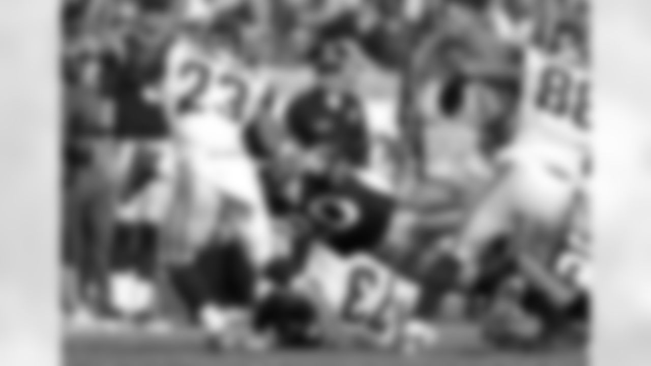 Carolina Panthers defensive back Kurt Coleman (20) makes a diving attempt at at tackle during an NFL game against the Los Angeles Rams on Sunday, Nov. 6, 2016, in Los Angeles, Calif. The Panthers won the game, 13-10. (Greg Trott via AP)