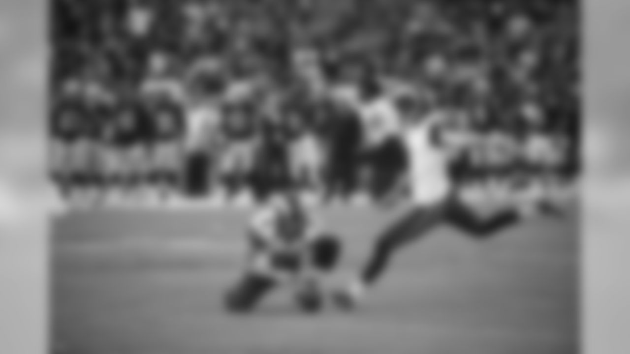"St. Louis Rams kicker Greg Zuerlein during the game against the Oakland Raiders. (Photo by Scott Rovak/St. Louis Rams)"