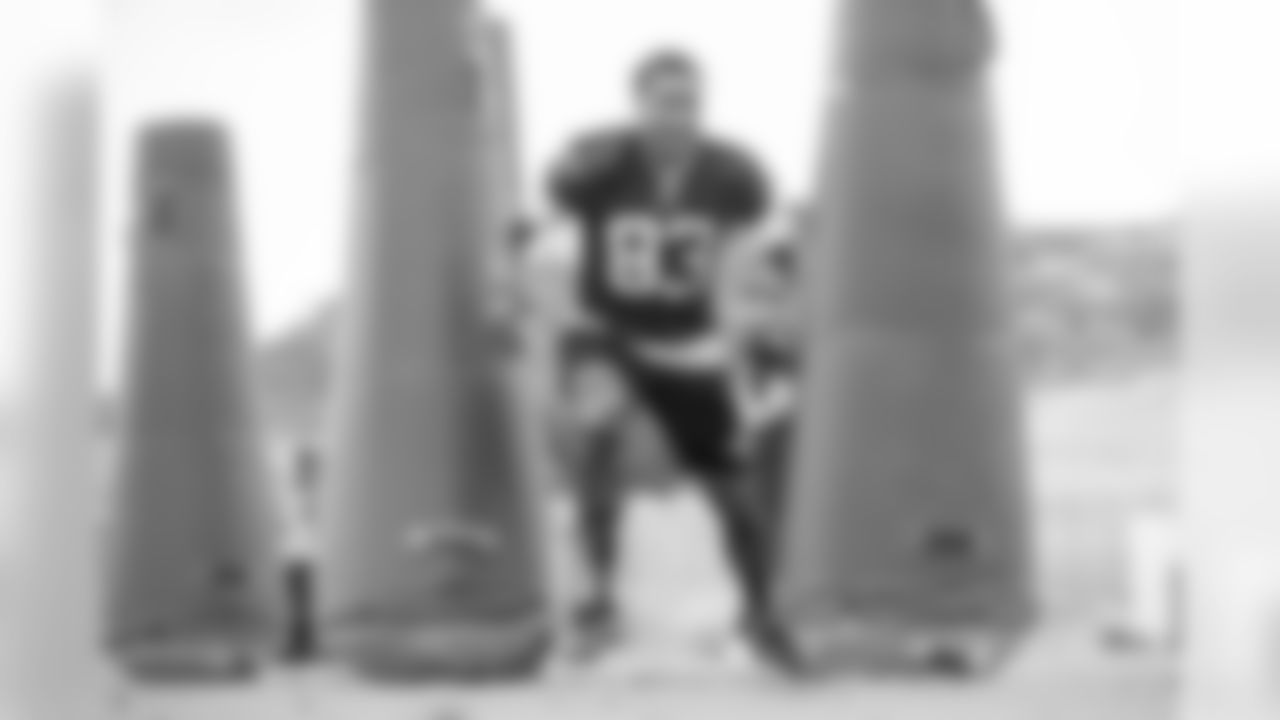 Wide receiver (83) Josh Reynolds of the Los Angeles Rams practices on day 8 of Phase II of the offseason program workouts, Thursday, May 9, 2019, in Thousand Oaks, CA. (Jeff Lewis/Rams)