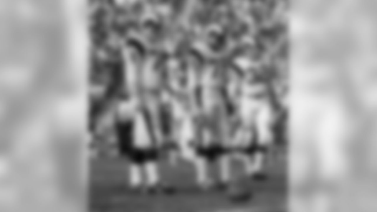 1968 | Hall of Fame defensive linemen Merlin Olsen (74) & Deacon Jones (75) of the Fearsome Foursome