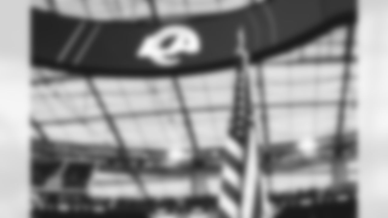 The Las Angeles Rams take on the Las Vegas Raiders during the 2021 preseason at SoFi Stadium.