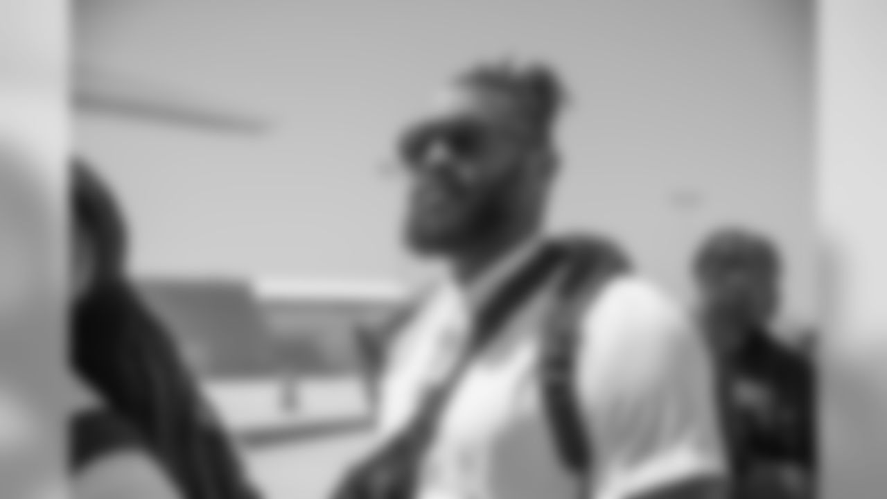 Defensive tackle (90) Michael Brockers of the Los Angeles Rams travels to Houston, Wednesday, August 28, 2019, in Los Angeles, CA. (Jeff Lewis/Rams)