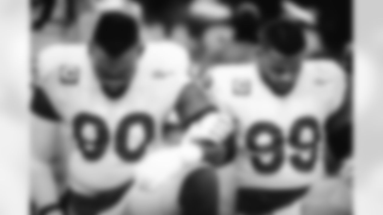 DL Michael Brockers and DL Aaron Donald of the LA Rams during Week One against the Dallas Cowboys.