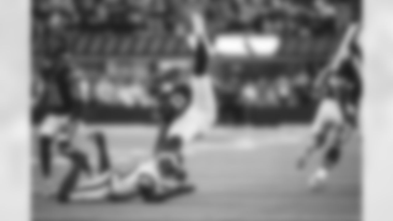 Running back (31) Robert Rochell of the Los Angeles Rams makes a tackle against the Chicago Bears during the Rams 34-14 victory in an NFL Week 1 game, Sunday, September 12, 2021, in Inglewood, Calif. (Jeff Lewis/LA Rams)
