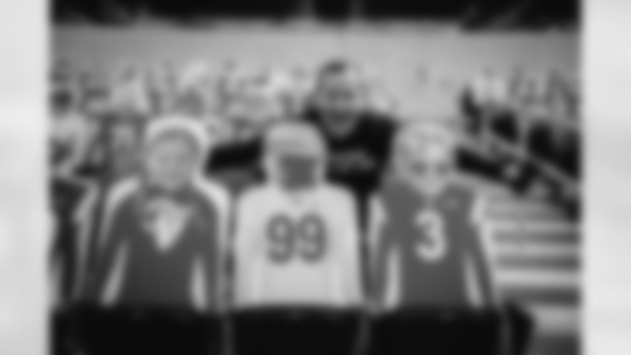 The Rams launched a fan cutout program called "Game Faces for Good," presented by SoFi for Sunday Night Football with proceeds benefiting the Rams Foundation to further the teams' social justice and community outreach work.