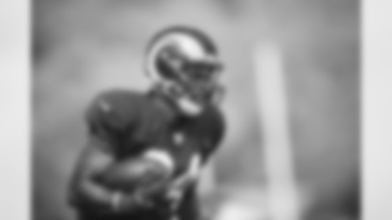 Malcolm Brown at practice on 9/9.
