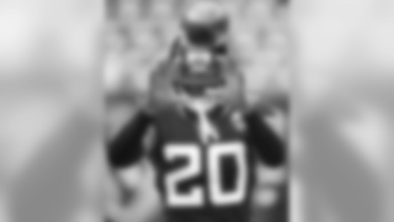 Jacksonville Jaguars cornerback Jalen Ramsey (20) during pregame warm-ups against the Houston Texans in an NFL game, Sunday, September 15, 2019 in Houston. (Rick Wilson via AP Images)