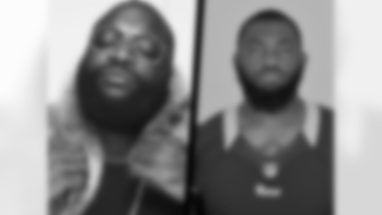Rapper Rick Ross and defensive tackle Michael Brockers