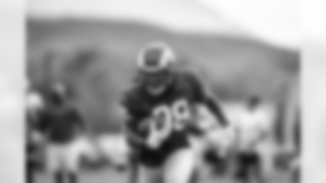 The Los Angeles Rams take the practice field in preparation for Week 3 against the Buccaneers.