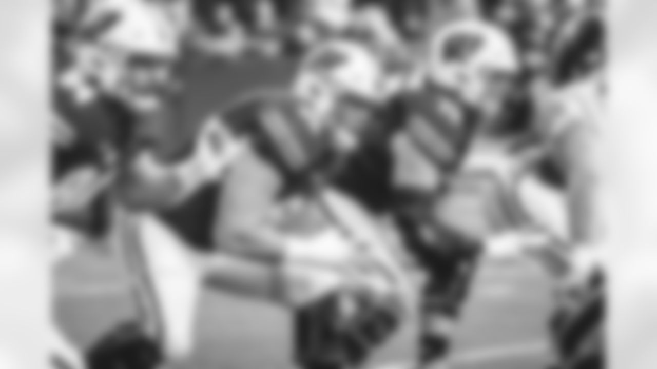 Wisconsin Badgers offensive linemen Logan Bruss (60) and Jack Nelson (79) line up during an NCAA college football game against the Iowa Hawkeyes, Saturday, Oct. 30, 2021, in Madison, Wis. The Badgers won 27-7. (Photo by David Stluka/Wisconsin Athletic Communications)