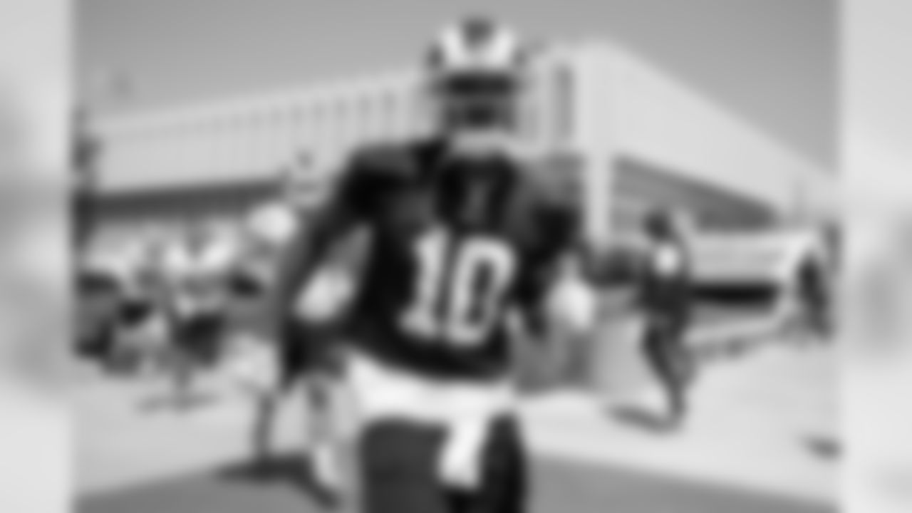 Wide Receiver (10) Pharoh Cooper of The Los Angeles Rams during practice at The University of California Irvine in Irvine, CA on 7/28/18. (Rams/Hiro Ueno)