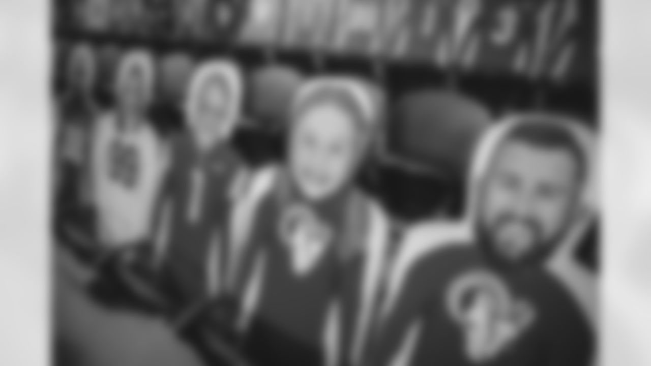 The Rams were back home for Monday Night Football in Week 7 and the stands at SoFi Stadium were filled through the fan cutout program called "Game Faces for Good," presented by SoFi.