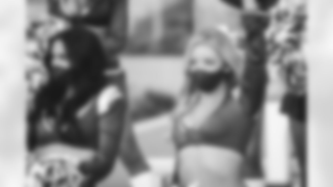 The Los Angeles Rams Cheerleaders helped open SoFi Stadium and kickoff the 2020 season against the Dallas Cowboys.
