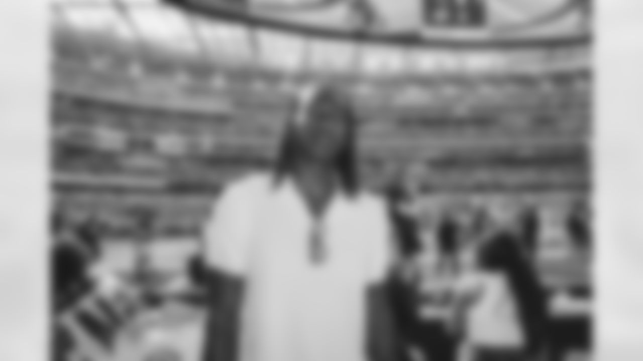 LA Clippers guard Terance Mann visits SoFi Stadium during the Los Angeles Rams vs. Arizona Cardinals game in Week 6 of the 2023 NFL Regular Season.