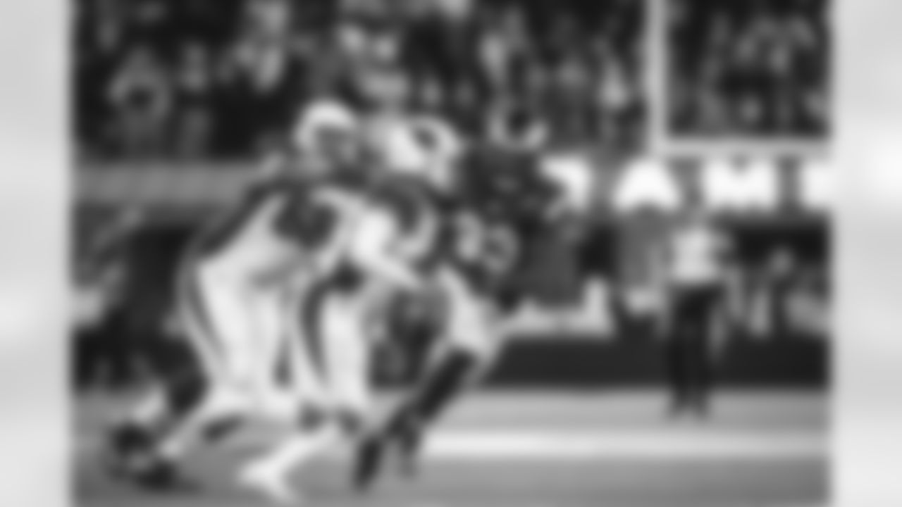 2023 Season Schedule: Week 12: Los Angeles Rams at Arizona Cardinals | Sun, Nov. 26 @ 1:05 p.m. PT at State Farm Stadium
Throwback: Los Angeles Rams defensive tackle Marquise Copeland rushes Arizona Cardinals quarterback Kyler Murray in the Wild Card round of the 2021 NFL Playoffs.