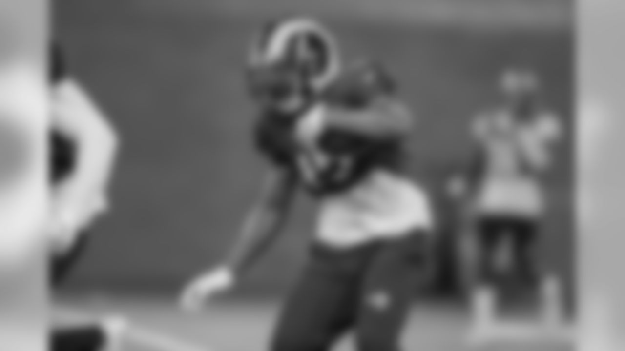 Wide receiver (17) Robert Woods of the Los Angeles Rams practices at Georgia Tech, Thursday, October 24, 2019, in Atlanta, GA. (Jeff Lewis/Rams)