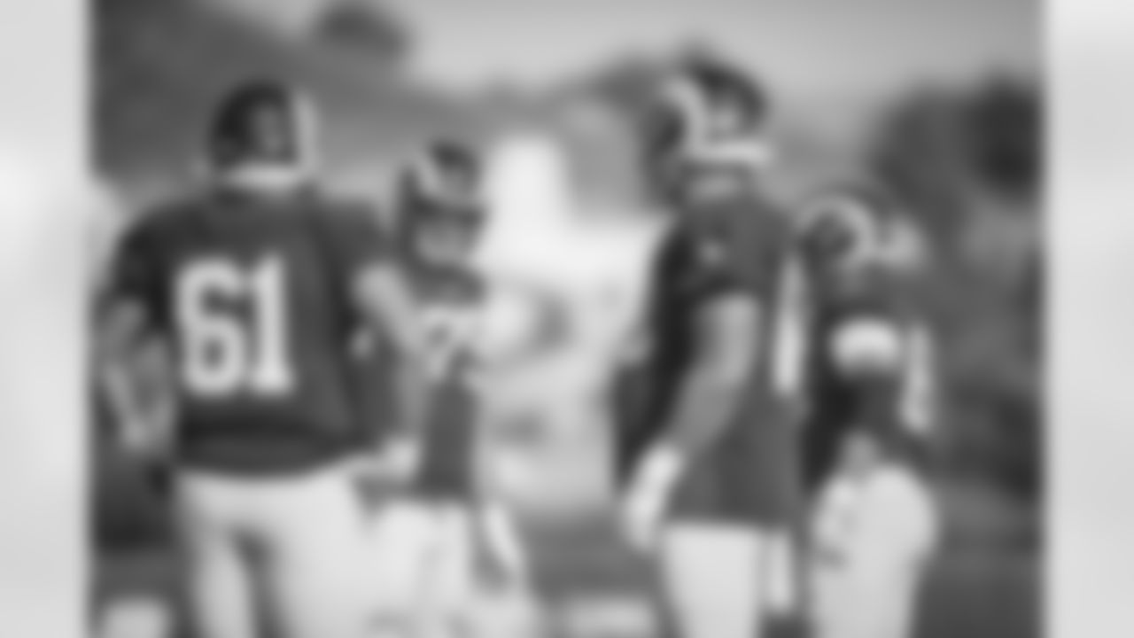 The Los Angeles Rams were back out on the practice field on Thursday in preparation for their Week 4 game against the New York Giants.