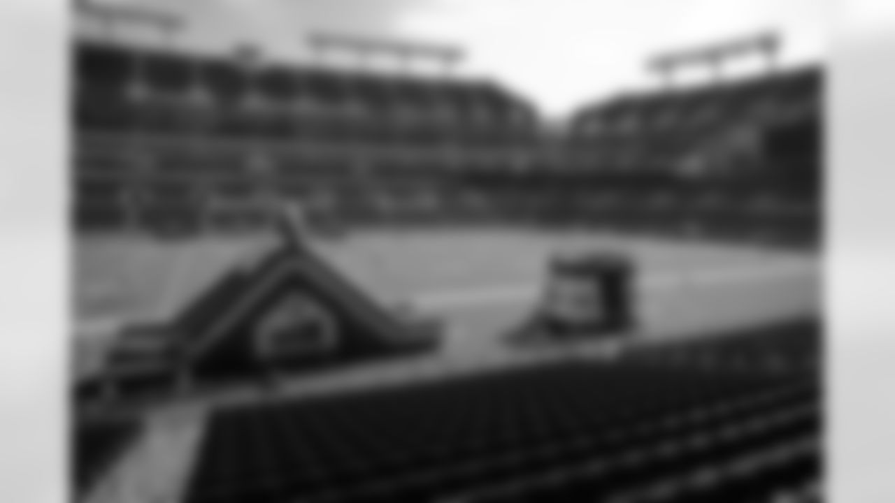 The Ravens have their annual family picnic at M&T Bank Stadium in June 2008.