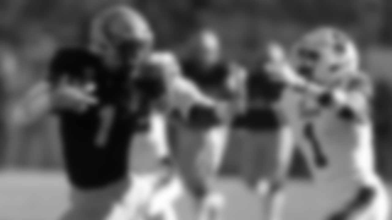 WR N'Keal Harry, Arizona State
Harry made a ton of big plays in college, but there are questions about his top-end speed and explosiveness. If he puts up good numbers at 6-foot-4, 213 pounds, he could end up atop the wide receiver rankings.