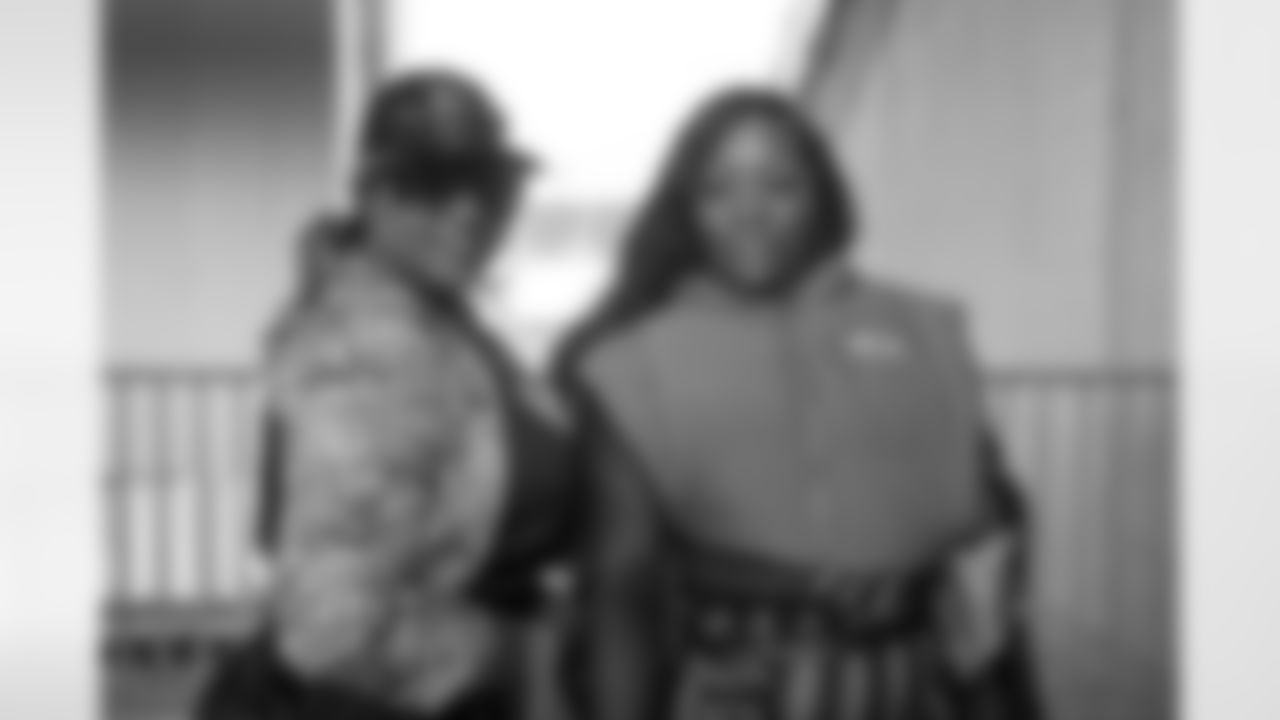 The Baltimore Ravens hosted a Purple Evening for ladies at M&T Bank Stadium on the club level. Players present included Marlon Humphrey, Geno Stone, Rashod Bateman, James Proche II, Josh Bynes, Kevin Zeitler, Isaiah Mack, Patrick Ricard, Kevon Seymour, Kenyan Drake, and Mike Davis.