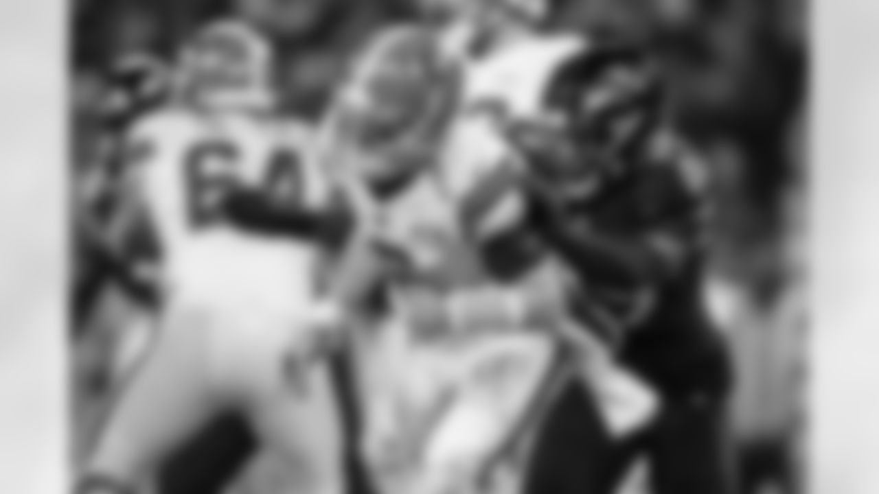 OLB Odafe Oweh, 1st round
2021 stats: 15 games, 2 starts, 33 tackles, 5 sacks, 3 forced fumbles, 5 tackles for loss
Oweh won AFC Defensive Player of the Week honors in Week 2 and had three sacks through the first five games. He missed the final two games with a foot injury and reportedly underwent shoulder surgery following the season. However, neither injury is expected to impact Oweh in 2022 and his off-the-charts athletic ability gives him the potential to be a double-digit sack producer. He'll be a versatile chess piece in the defense next season, hungry to make a huge leap from Year 1 to Year 2.