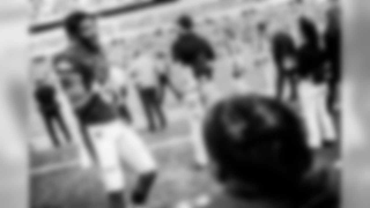 Quarterback Lamar Jackson on the sideline at the 2020 Pro Bowl game, Sunday, Jan. 26, 2020 in Orlando, Fla.