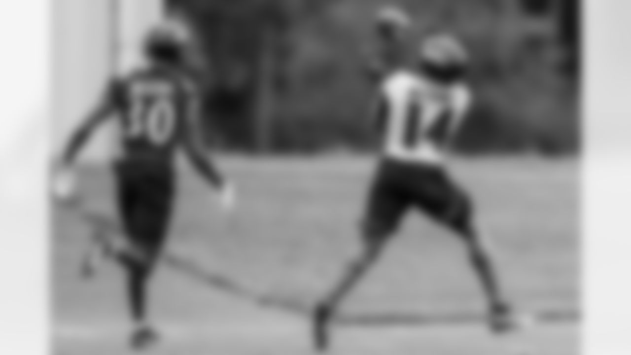 WR Sammy Watkins
Watching Watkins run routes and get open during mandatory minicamp was a reminder of his talent when healthy. He's had big games in big moments, and he won't have to carry the offensive load. Baltimore was viewed as a good fit for Watkins, catching passes from Jackson and working with Pass Game Specialist Keith Williams, Watkins' personal offseason coach. The fit seems to be working.