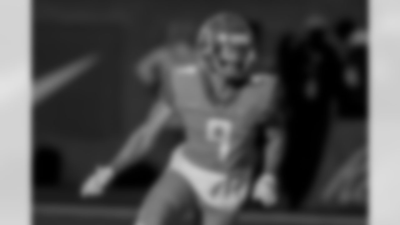 J.T. Woods
Woods returned two interceptions for touchdowns during his career at Baylor, showing his prowess as a playmaker on defense. He was also an excellent tackler, a three-down safety who rarely came off the field. At 6-foot-2 with a long wingspan, Woods uses his range to breakup passes when he's not in the best position, and his body control in the air allows him to breakup contested catches. He's the kind of athletic safety that coaches look for in the NFL, versatile enough to be moved around in the secondary. There are plenty of ways that new Defensive Coordinator Mike McDonald could use a safety with Woods' diverse skillset. (AP Photo/Butch Dill)