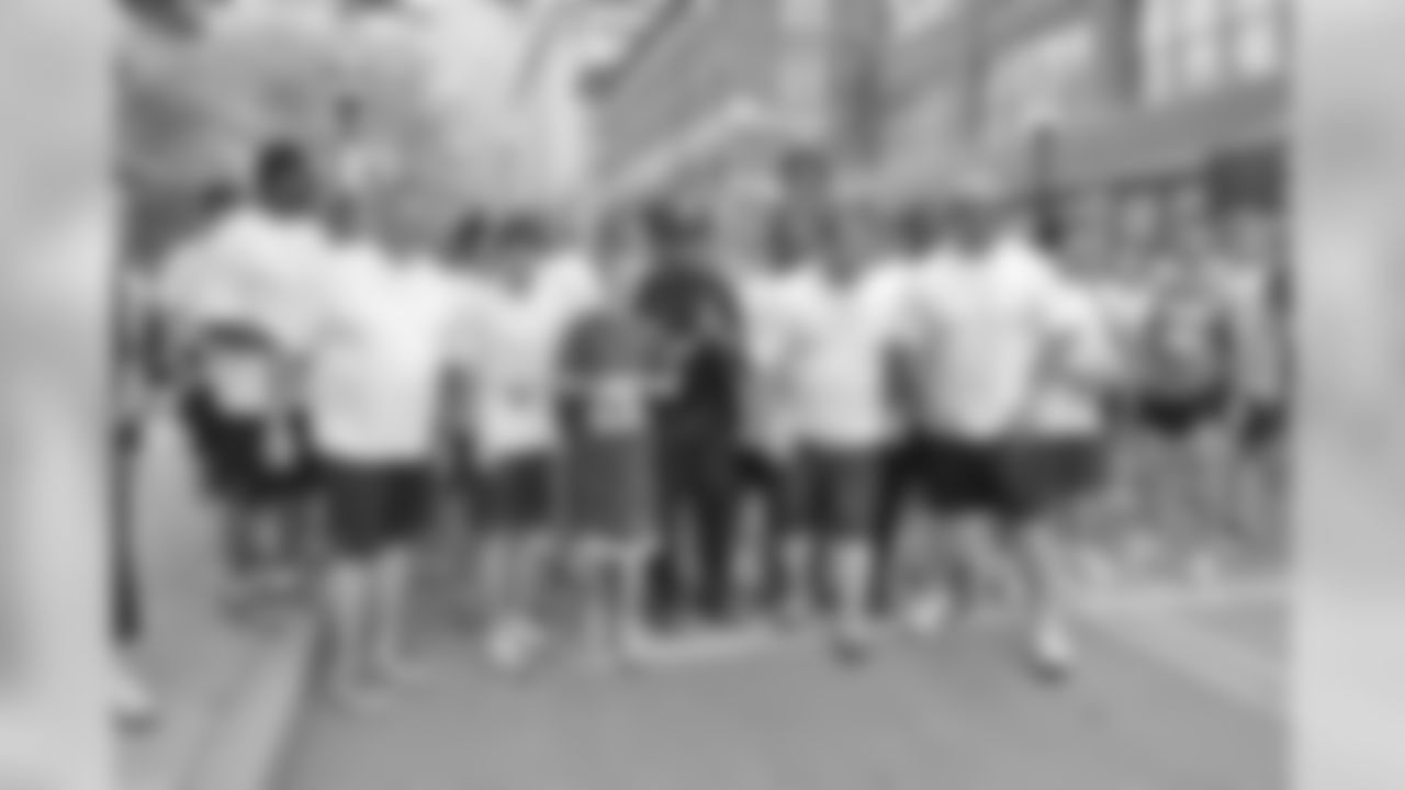 The 5K Fun Run was held to support Brigance's Brigade, the foundation created by longtime Baltimore football fixture O.J. Brigance who is currently fighting amyotrophic lateral sclerosis (ALS).