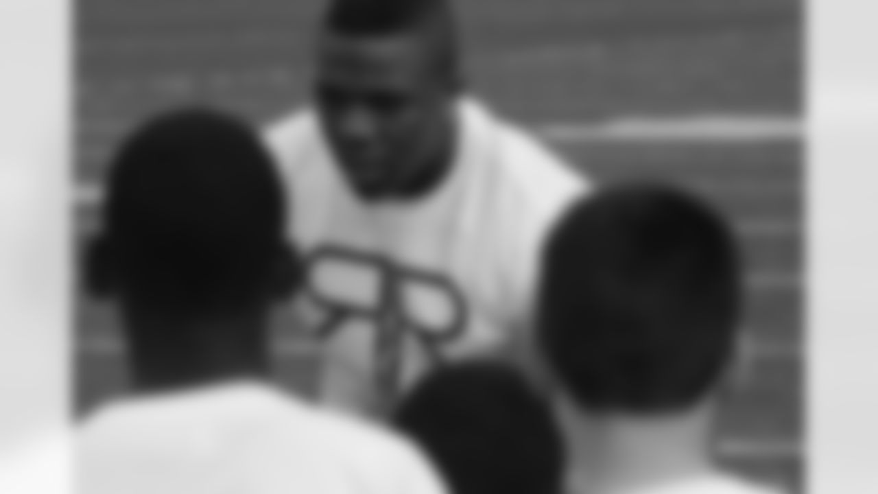 Ray Rice holds a youth football camp in his hometown of New Rochelle, New York in June 2009. [Photos courtesy of Kevin O'Brien]
