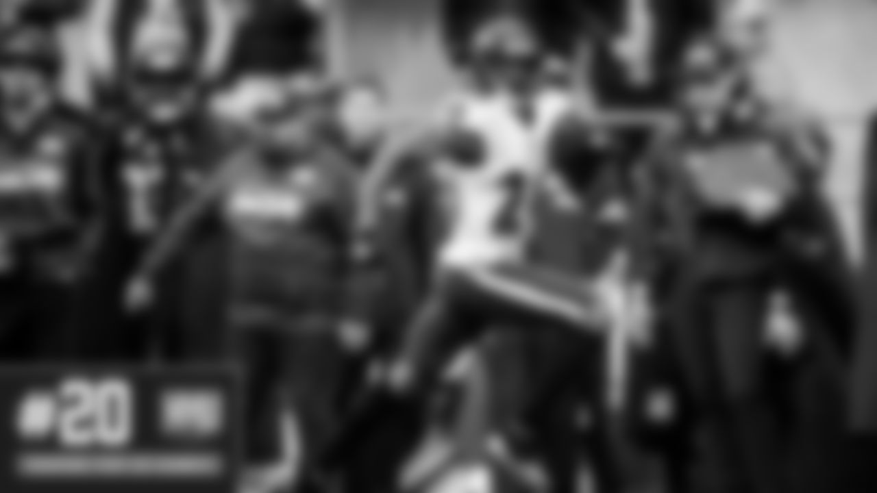 It was a signature moment in Lamar Jackson's MVP season when he implored Head Coach John Harbaugh to go for it on fourth down deep in Seattle territory and ran in an 8-yard touchdown. A 67-yard pick six by Marcus Peters in his first game as a Raven turned the tide.