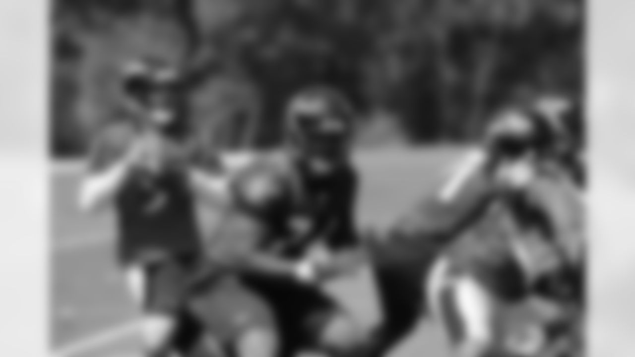 The Ravens hold a passing camp at their Owings Mills training facility in May 2009.