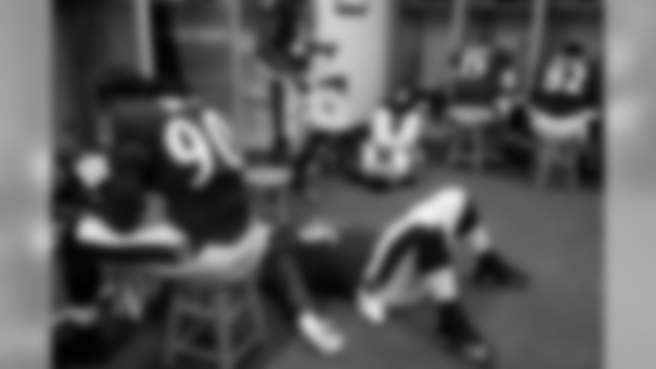 Pregame in the Locker room
