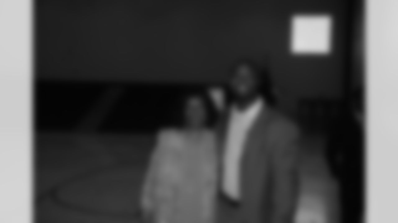 A two-time All-Conference selection, Bart Scott returned home to Detroit for his Southeastern High School jersey retirement.