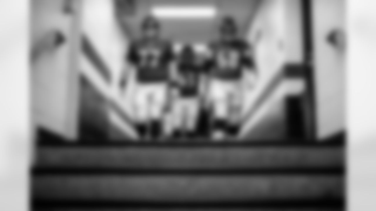 G/C Bradley Bozeman, C Matt Skura & G/C Patrick Mekari / The Baltimore Ravens defeated the Cincinnati Bengals by a score of 27-3 at M&T Bank Stadium on October 11, 2020 in Baltimore, MD.