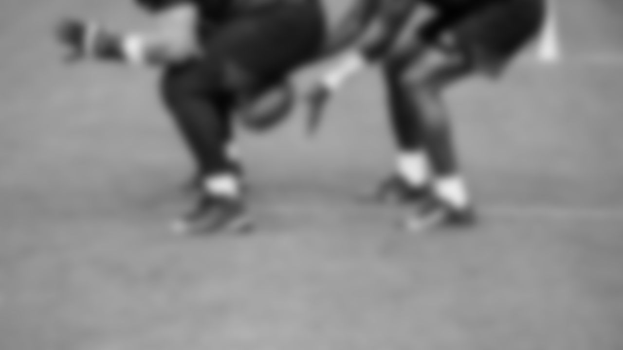 Ravens Players Practice During Training Camp