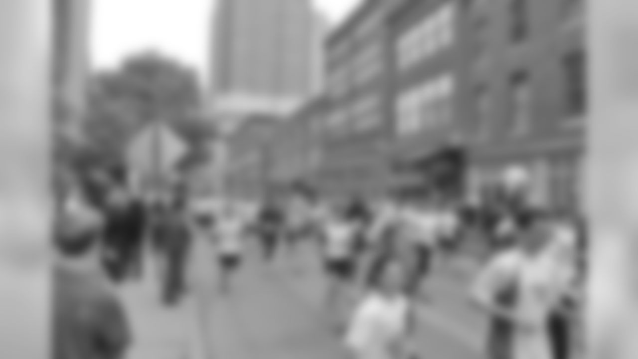 The 5K Fun Run was held to support Brigance's Brigade, the foundation created by longtime Baltimore football fixture O.J. Brigance who is currently fighting amyotrophic lateral sclerosis (ALS).