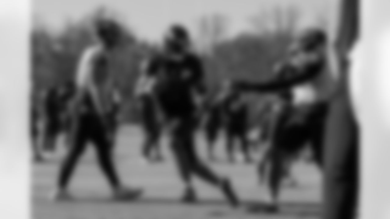 The Baltimore Ravens held practice at the Under Armour Performance Center in Owings Mills, MD on Thursday, November 3, 2022.