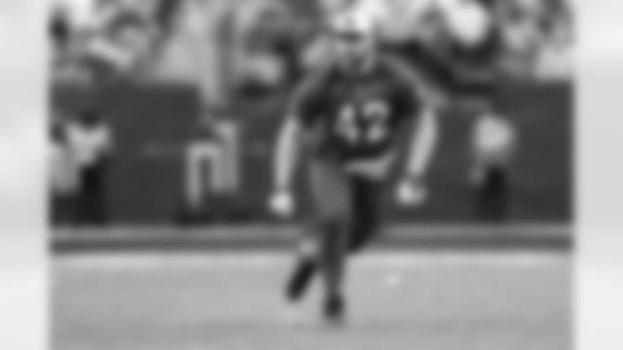 Baltimore Ravens fullback Patrick Ricard (42) is seen in action during the 2023 Pro Bowl Games on Sunday, February 5, 2023 in Las Vegas, Nevada.